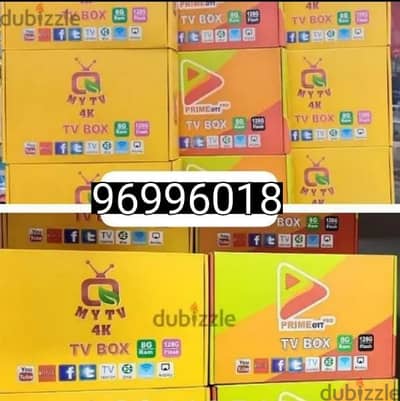 Yellow model Android Box All Country Channel Working Year Subscription