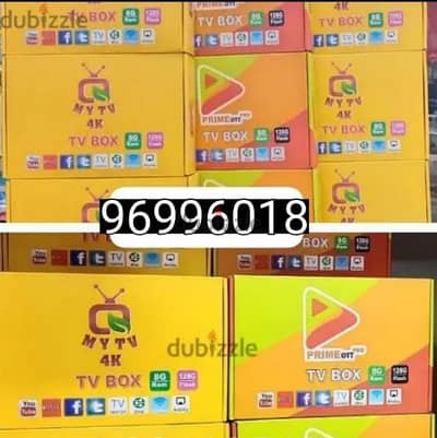 Yellow model Android Box All Country Channel Working Year Subscription