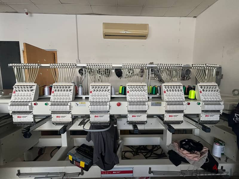 6 Head Embroidery Machine 0