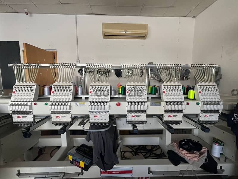 6 Head Embroidery Machine 2