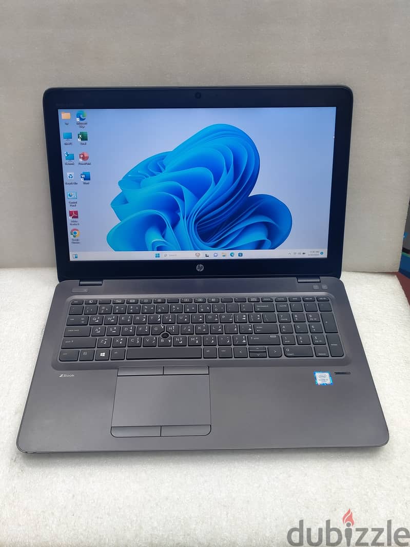 HP ZBOOK 15u G3 2GB AMD FIREPRO W4190M CORE I7 6500U 2.59GHz  16GB RAM 0