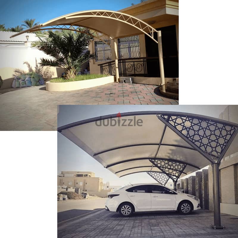 we do All Kinds of Shade Work Car Parking Shades 4