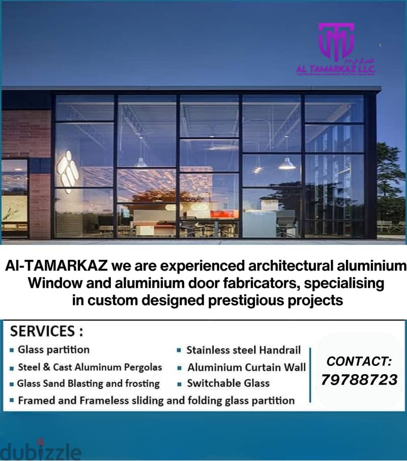 We do all kinds of Aluminum-upvc-Steel-Shade & glassworks 0