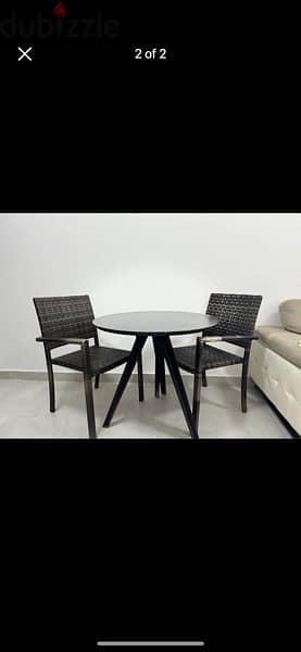 Dinning Table with 2 Chairs 1