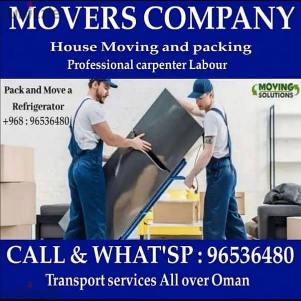 HOUSE MOVING & PACKING TRANSPORT SERVICE OMAN 0