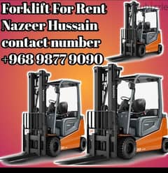 forklift for rent for 300 rial 0