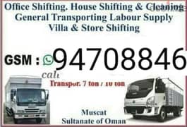 House Moving and packing Loading unloading Transport Service all oman