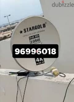 Satellite dish fixing Airtel ArabSet Nileset DishTv