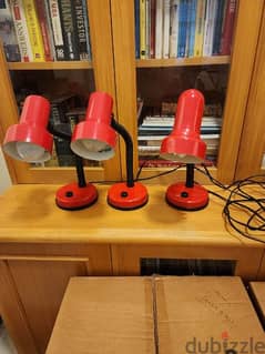 3 Matching bedside lights