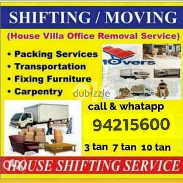 House shifting furniture fixing and transport packing material supplir 0