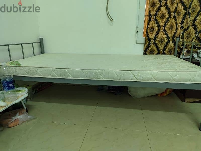 single bed with mattress only 1 month used 2