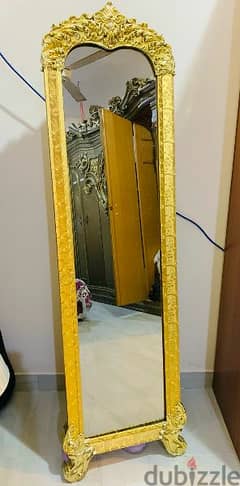 decorative mirror golden color for sale