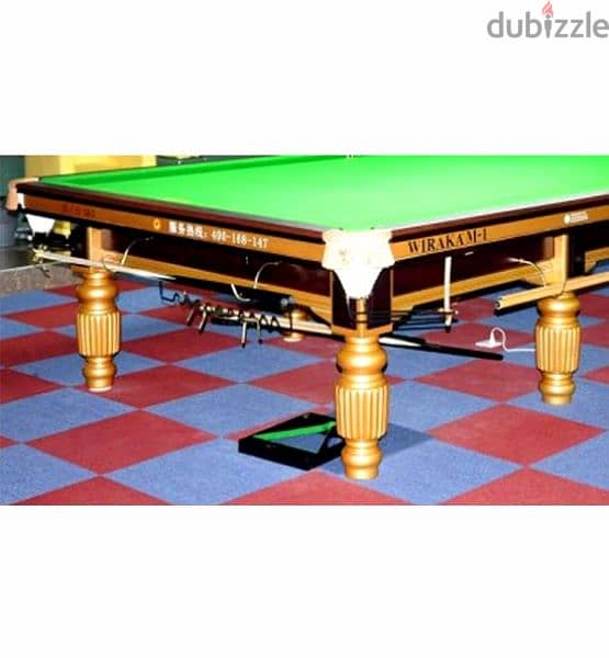 Snooker table installation 1