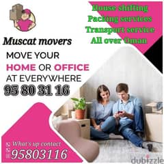 muscat movers and Packers transport