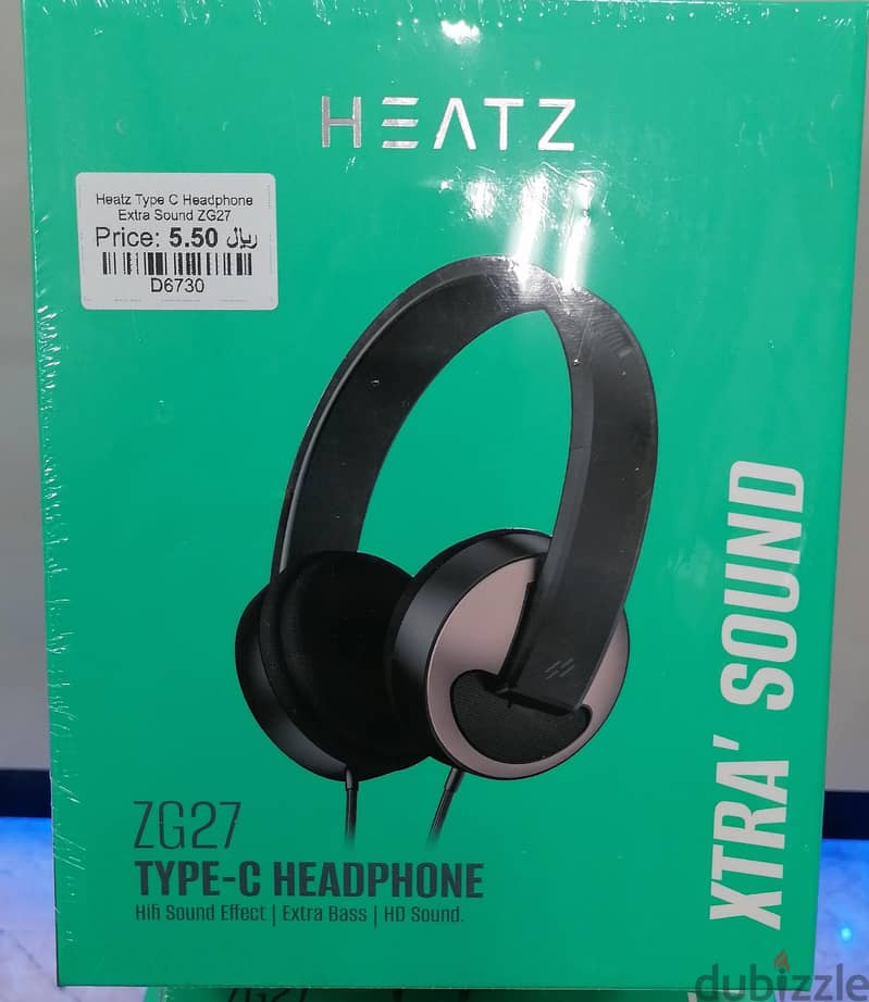 Heatz Type C Headphone Extra Sound ZG27 0