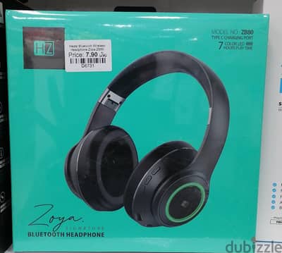 Heatz Bluetooth Wireless Headphone Zoya ZB80