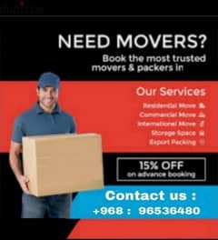 HOUSE MOVING & PACKING TRANSPORT SERVICE OMAN