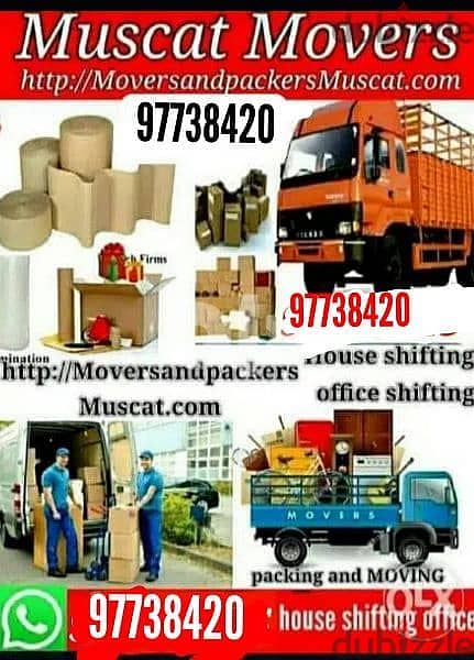 House shifting and packing and transportion service all Oman 0