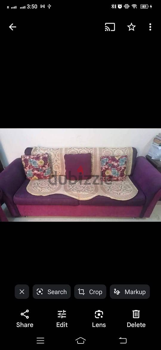 3+2 seater sofa with coffee table for sale 0