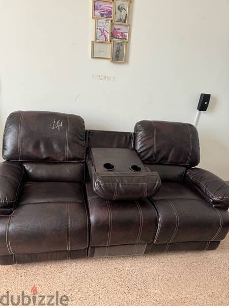 home r us faux leather recliner 1