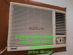 2 ton window AC [Cooline-Zamil, Saudi Make] for sale