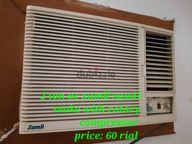 2 ton window AC [Cooline-Zamil, Saudi Make] for sale 0