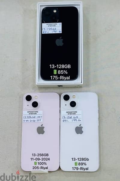 iPhone 13-256 under apple warranty clean 100% battery 0