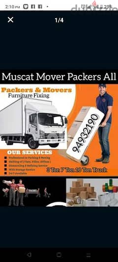 muscat House shifting and transport 0