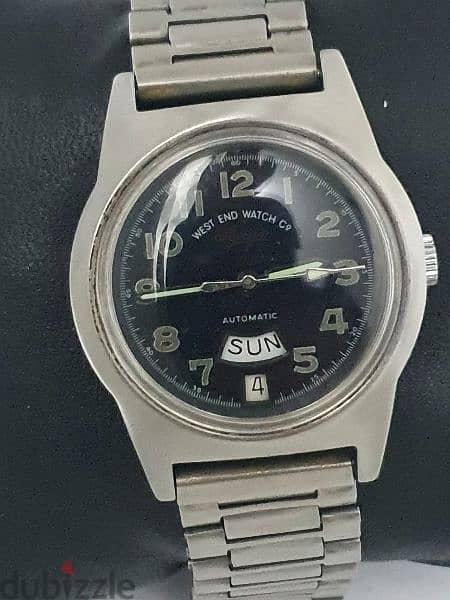 Vintage West End Watch Co Automatic Men's Watch Day cal2836 Swiss Made 1