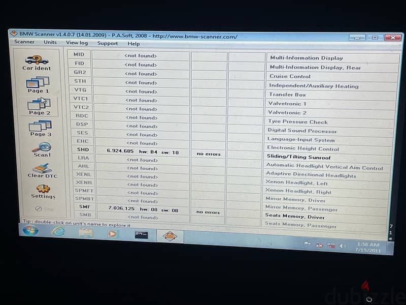 خدمة فحص كمبيوتر سيارات البي إم 1997-2006 8