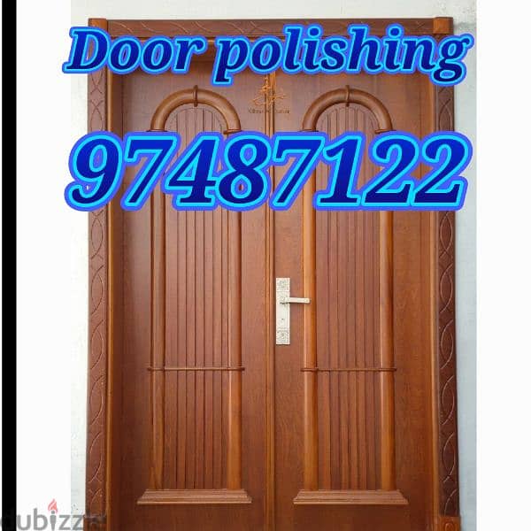 house and office door polishing and painting services 0