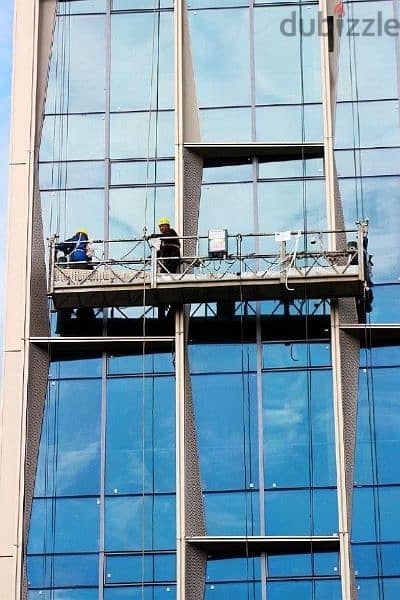 outside building glass cleaning and painting services 0