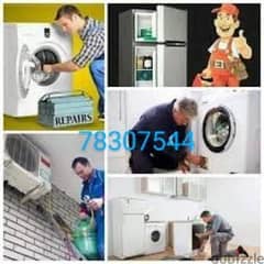 MENTINCE AC AUTOMATIC WASHING MACHINE AND REFRIGERATOR