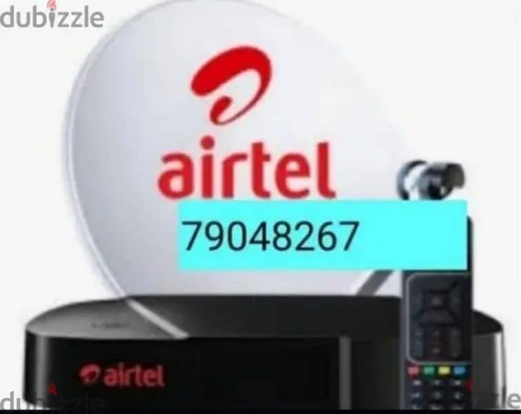 Home service  Nileset Arabset Airtel DishTv osn fixing 0