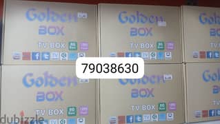 Golden Tv Box with ip-tv one year subscription