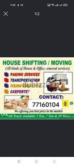 best house shifting service I have best carpenter services