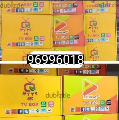 Yellow model android Box all country channels work with 1YEAR Subscrip