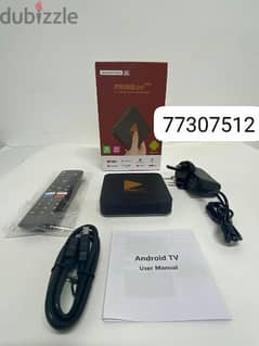 TV Box with Bluetooth Remote and one year subscription