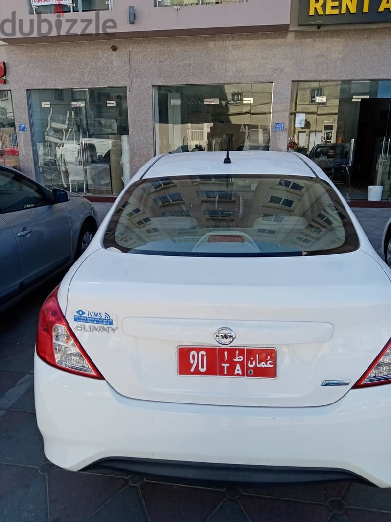 nissan sunny 2019 ( 5.3 per monthly rent ) 2