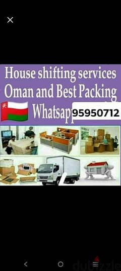 House Moving and packing transporting service all oman