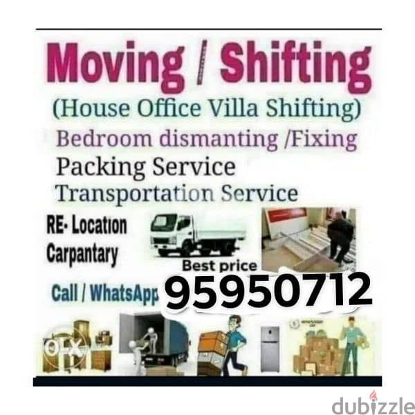 House Moving and packing transporting service all oman 0