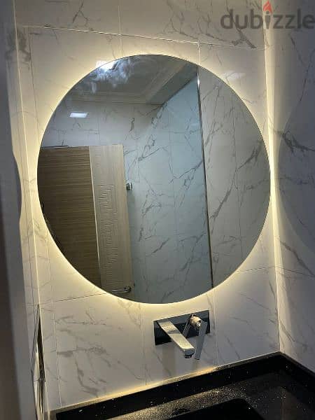 Mirror with stan & LED light 12