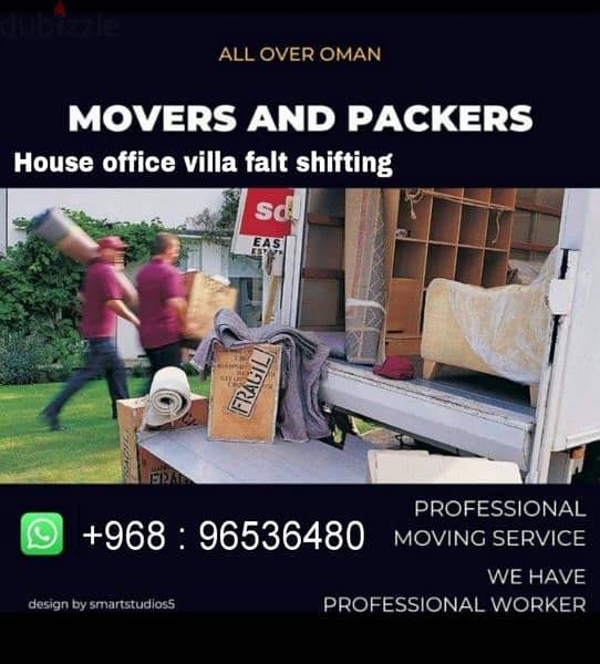 all Oman Movers House shifting office villa transport service 0