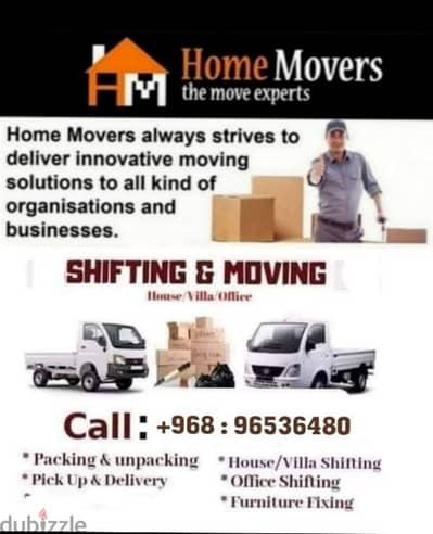 HOUSE MOVING & PACKING TRANSPORT SERVICE OMAN