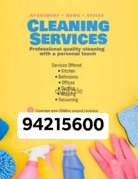 House cleaning villa office apartment & kitchen deep cleaning service 0