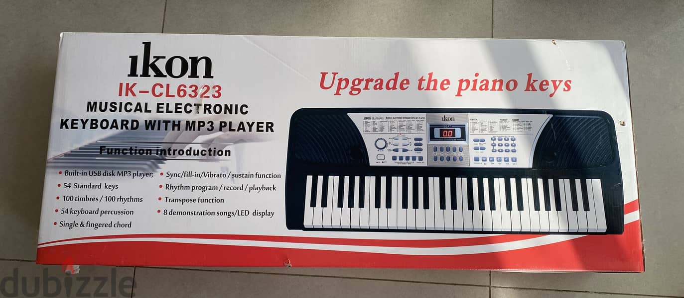 ELECTRONIC KEYBOARD WITH MP3 PLAYER 0