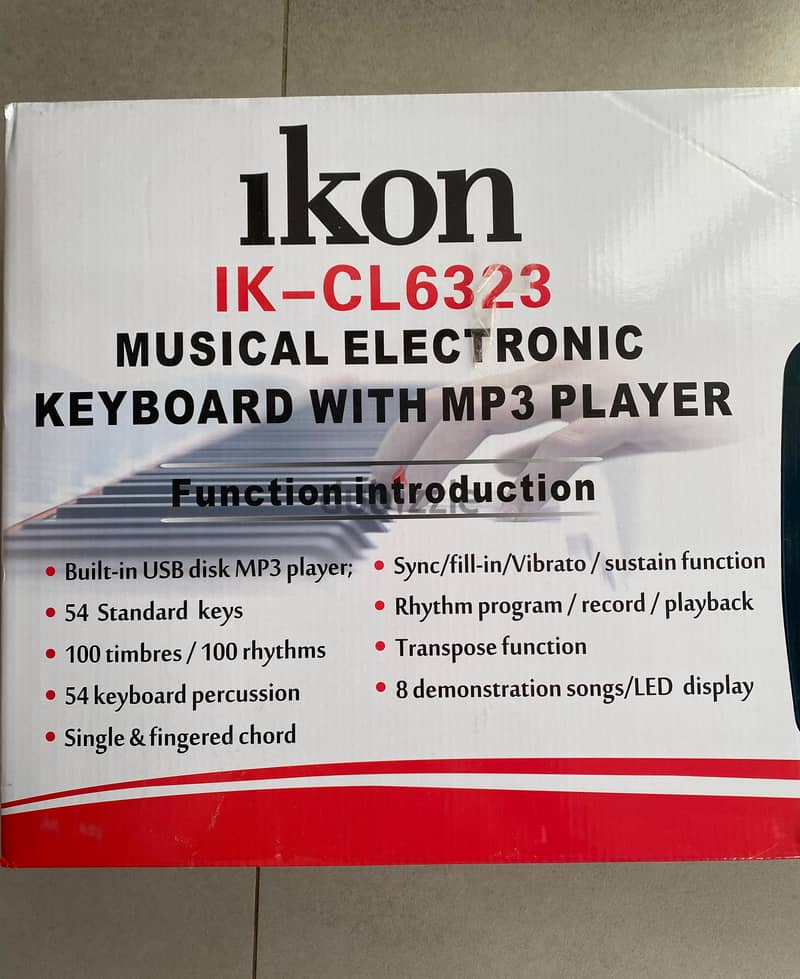 ELECTRONIC KEYBOARD WITH MP3 PLAYER 1