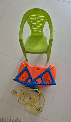 Swing and chair for kids up to 6 years. 0