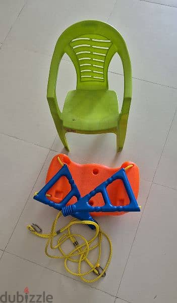 Swing and chair for kids up to 6 years. 0