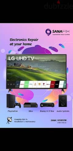 led lcd smart tv rapairing home sarvice 0